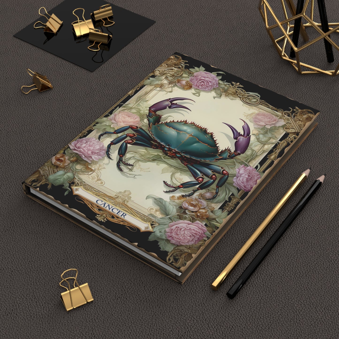 Cancer - Floral Collection (Hardcover Journal Matte)