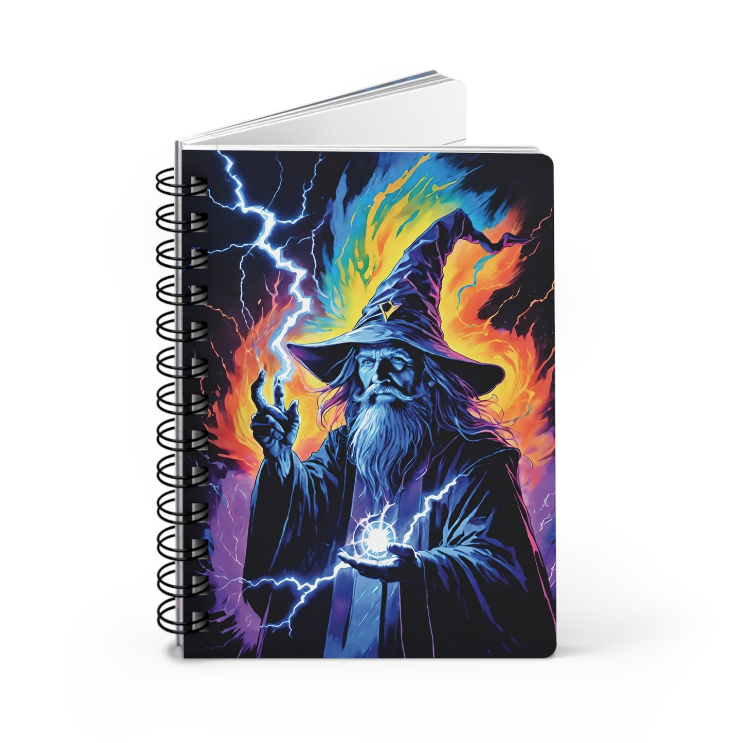 Wizard's Lightning Journal (Spiral Bound Journal)