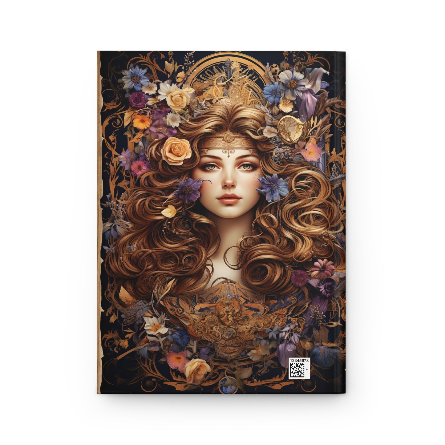 Gemini - Floral Collection (Hardcover Journal Matte)