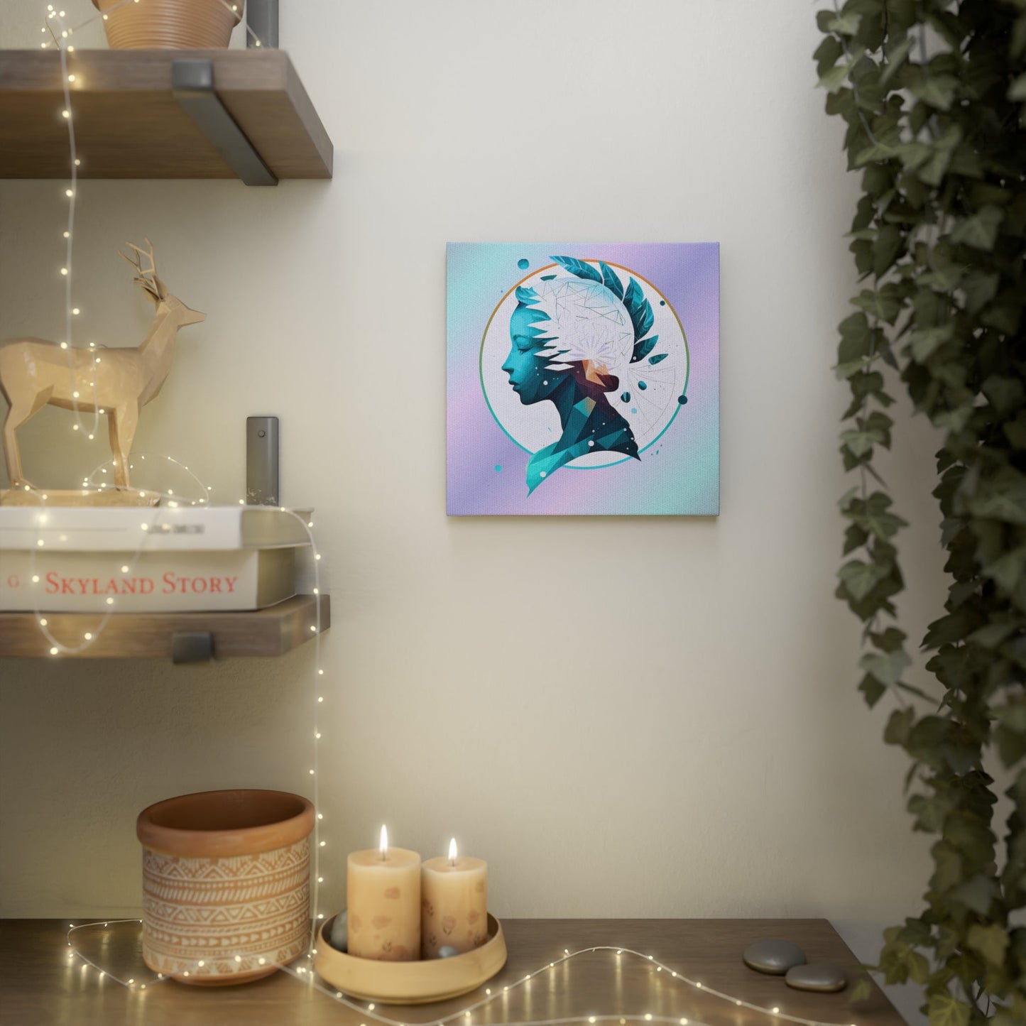 CrazyYetiClothing, CYC, Aquarius (Canvas Photo Tile), Canvas