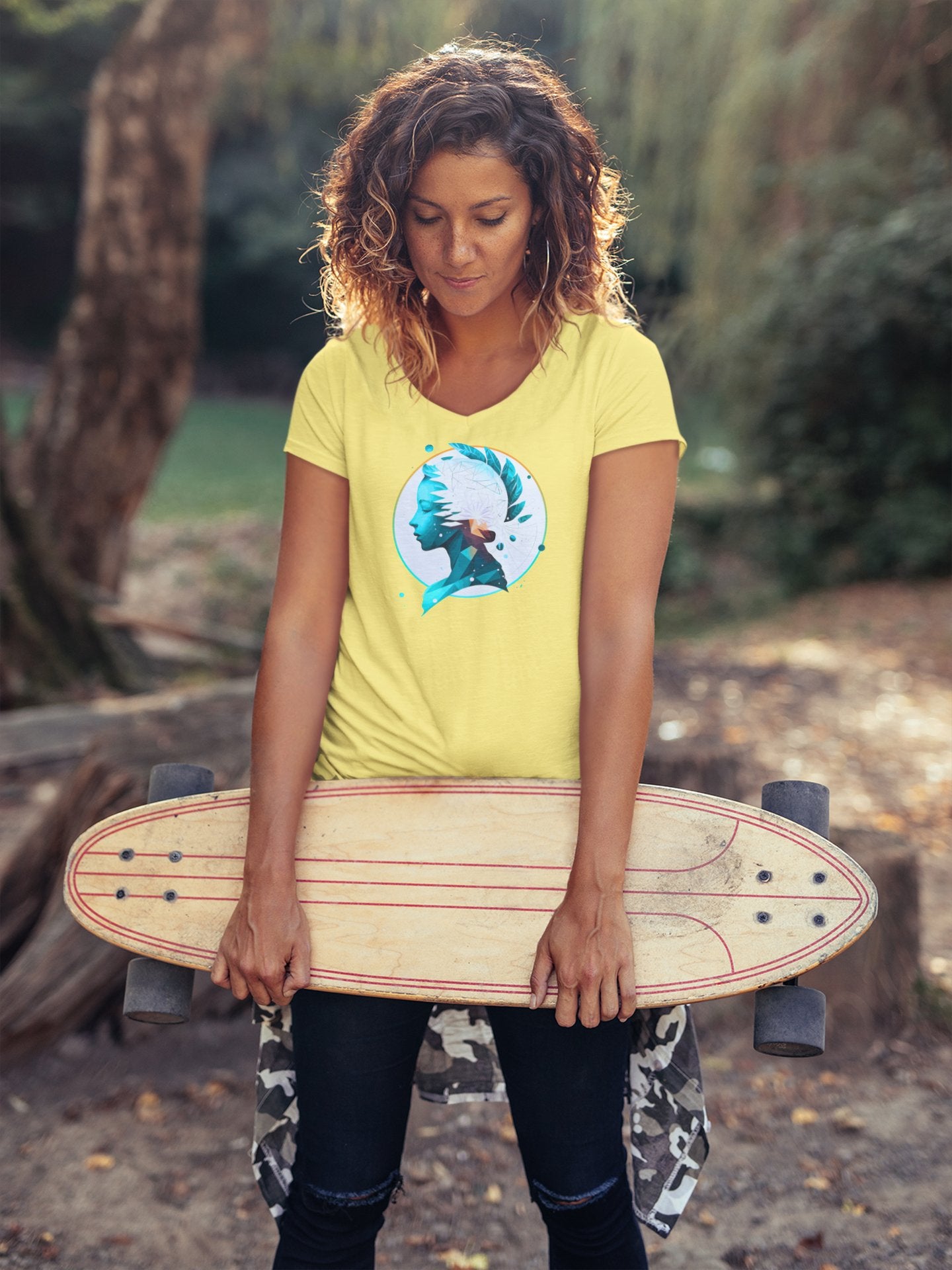 CrazyYetiClothing, CYC, Aquarius (Women's Softstyle Tee), T-Shirt