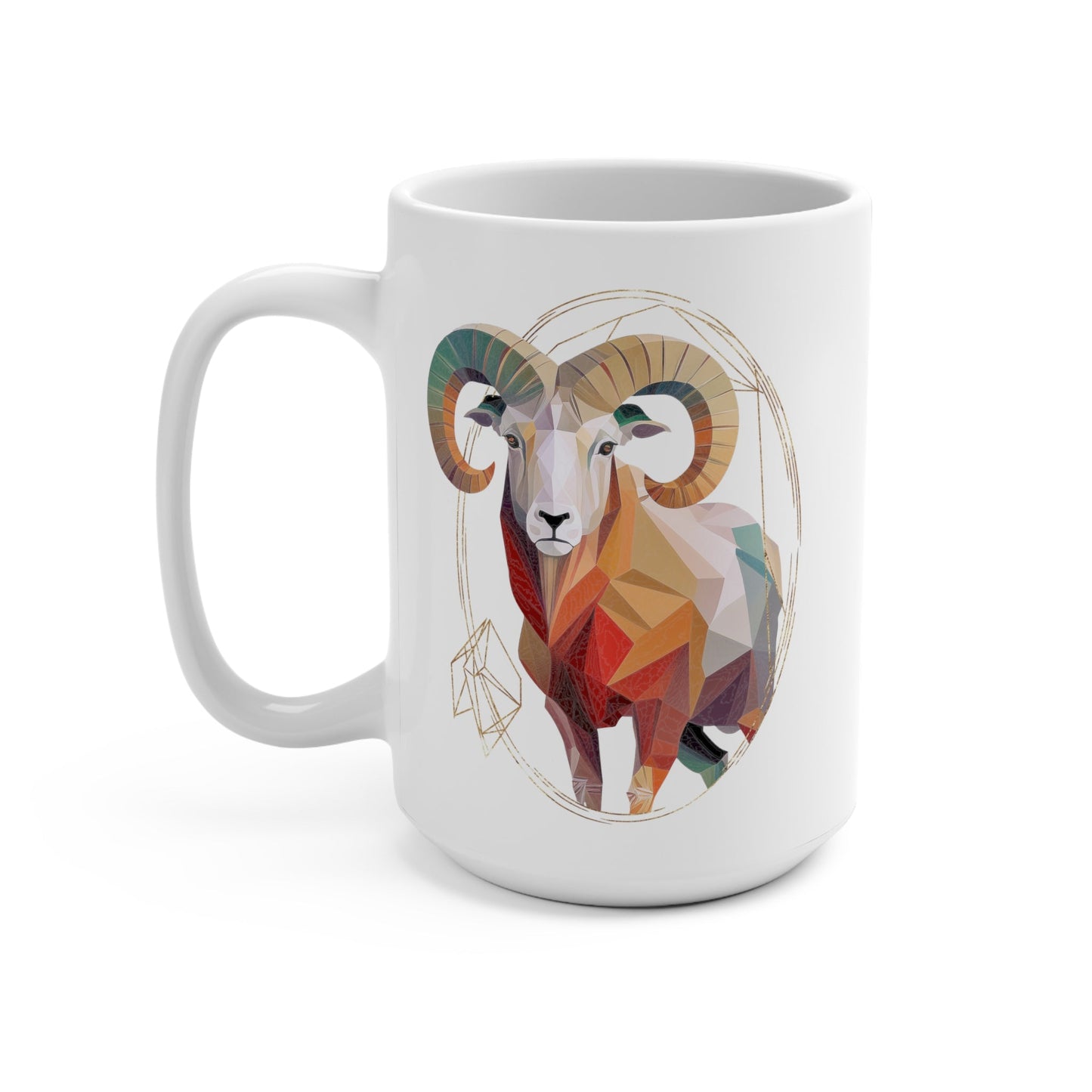 CrazyYetiClothing, CYC, Aries (Ceramic Mug 15oz), Mug