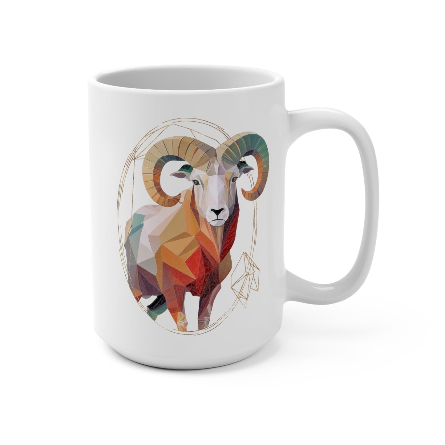 CrazyYetiClothing, CYC, Aries (Ceramic Mug 15oz), Mug