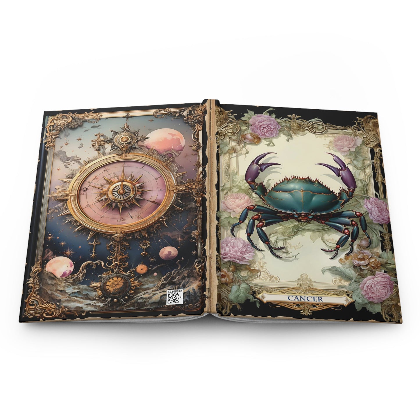 CrazyYetiClothing, CYC, Cancer - Floral Collection (Hardcover Journal Matte), Paper products