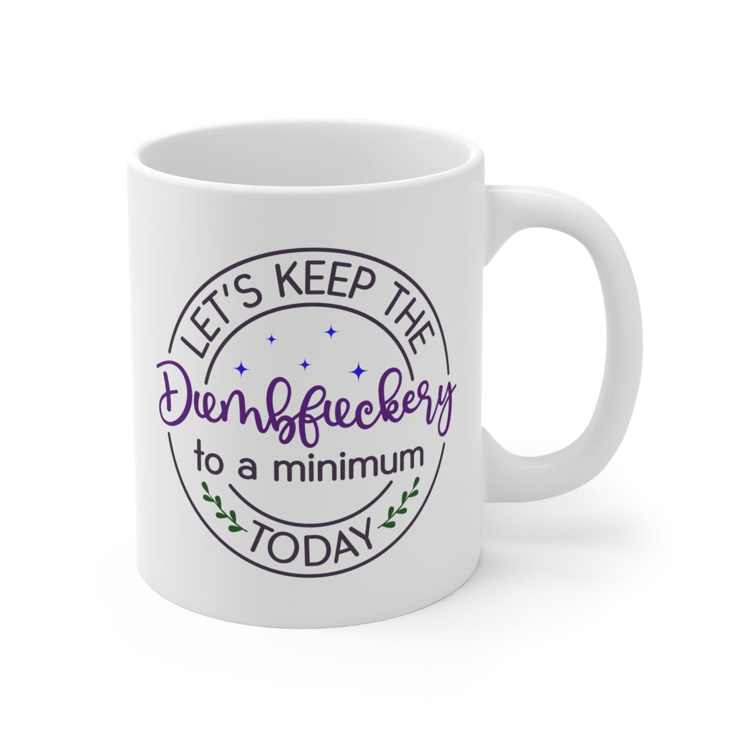 CrazyYetiClothing, CYC, Dumbf*ck*ry (Ceramic Mug 11oz), Mug