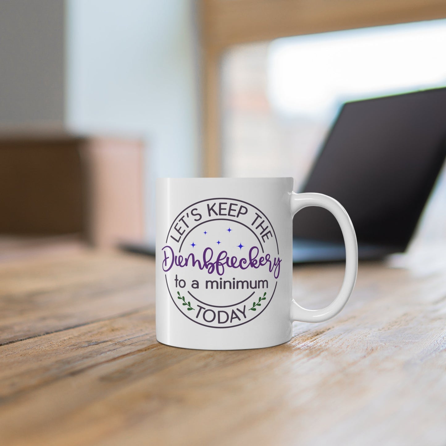 CrazyYetiClothing, CYC, Dumbf*ck*ry (Ceramic Mug 11oz), Mug