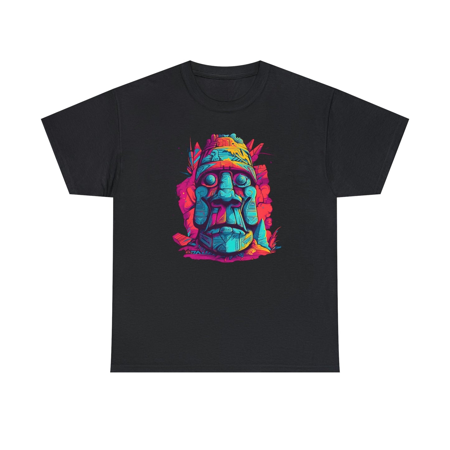 CrazyYetiClothing, CYC, Easter Island Moai (Unisex Tee), T-Shirt