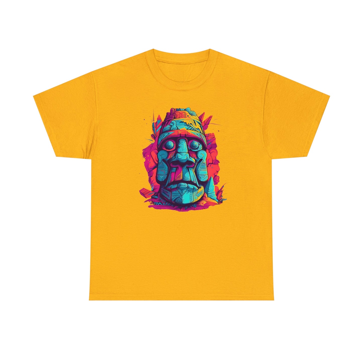 CrazyYetiClothing, CYC, Easter Island Moai (Unisex Tee), T-Shirt