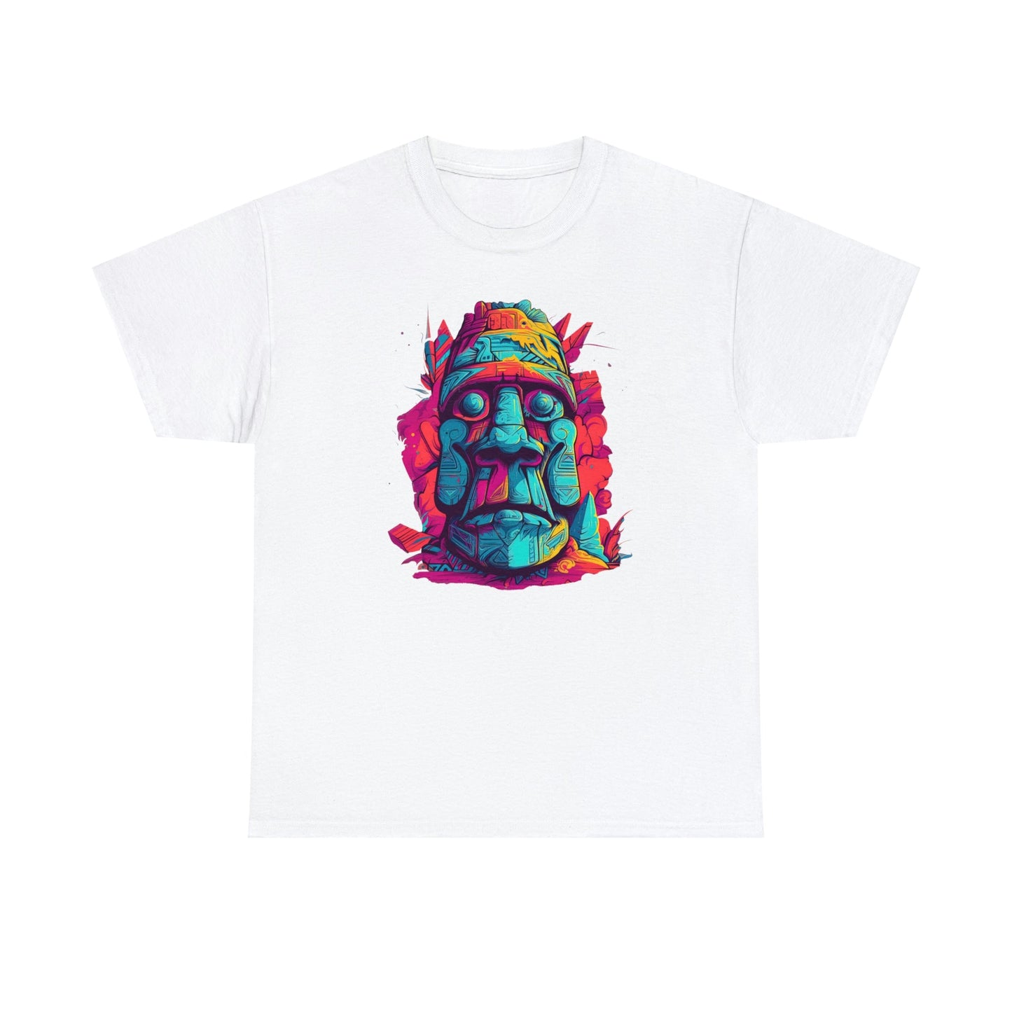 CrazyYetiClothing, CYC, Easter Island Moai (Unisex Tee), T-Shirt