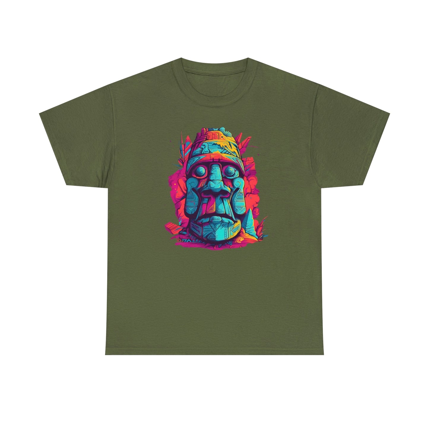 CrazyYetiClothing, CYC, Easter Island Moai (Unisex Tee), T-Shirt