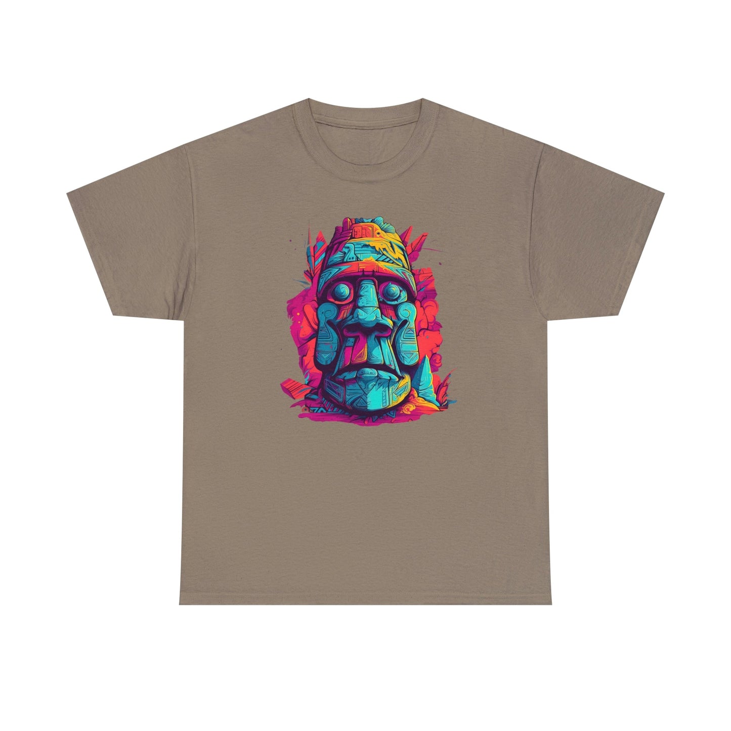 CrazyYetiClothing, CYC, Easter Island Moai (Unisex Tee), T-Shirt