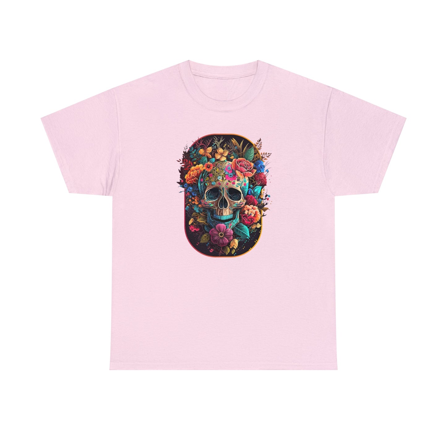 CrazyYetiClothing, CYC, Floral Skull (Unisex Tee), T-Shirt