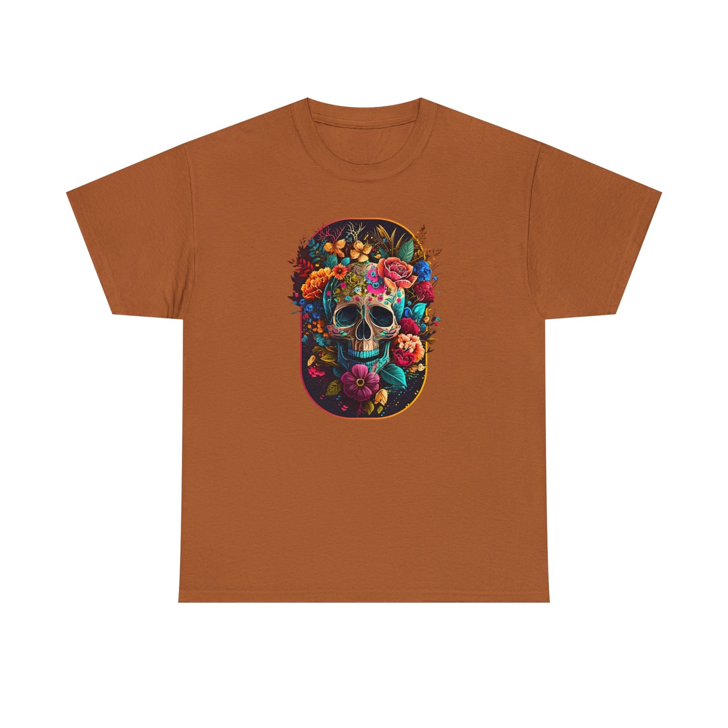CrazyYetiClothing, CYC, Floral Skull (Unisex Tee), T-Shirt