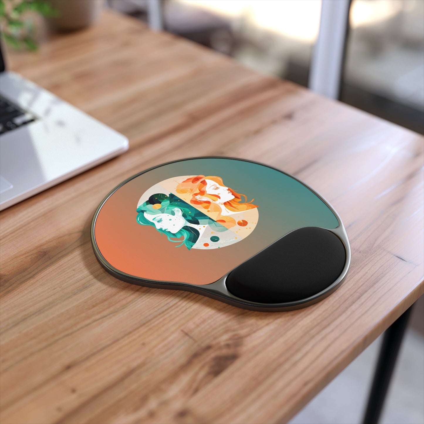 CrazyYetiClothing, CYC, Gemini (Mouse Pad w/Wrist Rest), Home Decor