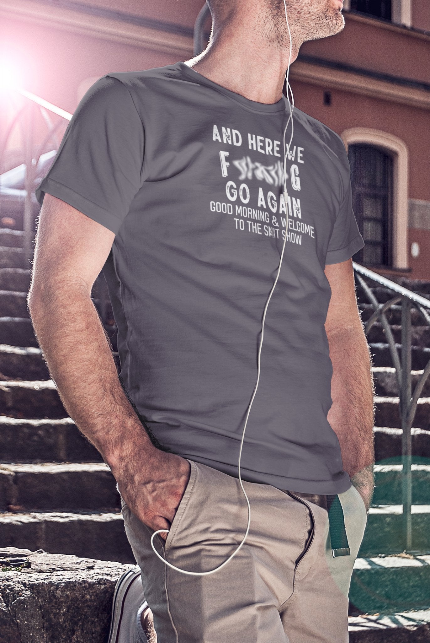CrazyYetiClothing, CYC, Here We Go (Unisex Tee, Censored, No Back Image), T-Shirt