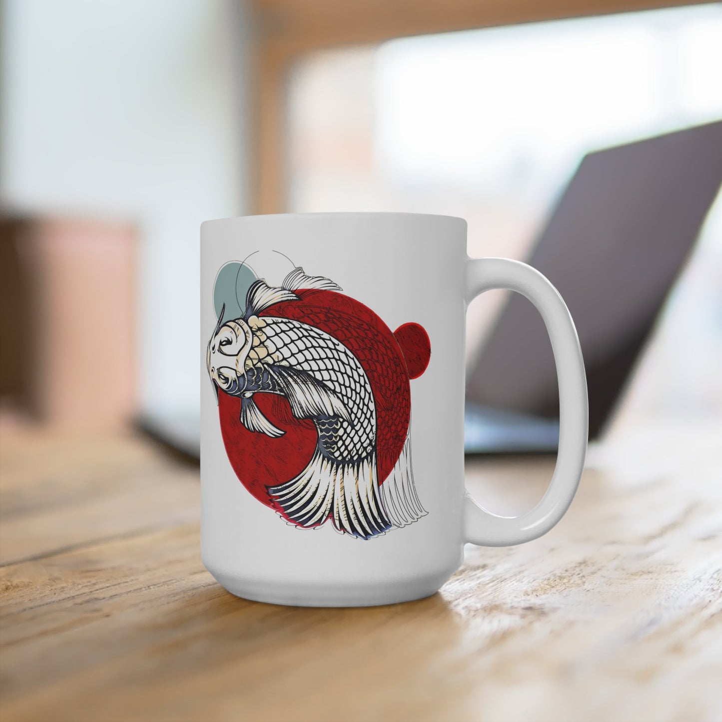 CrazyYetiClothing, CYC, Koi (Mug 15oz), Mug