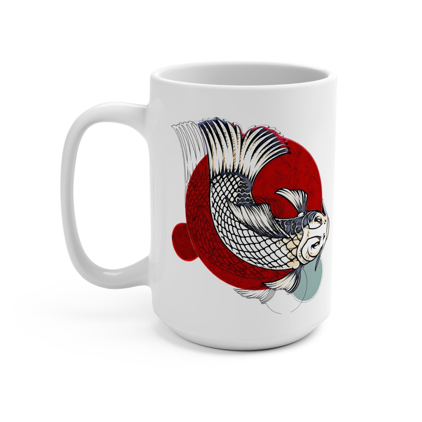 CrazyYetiClothing, CYC, Koi (Mug 15oz), Mug