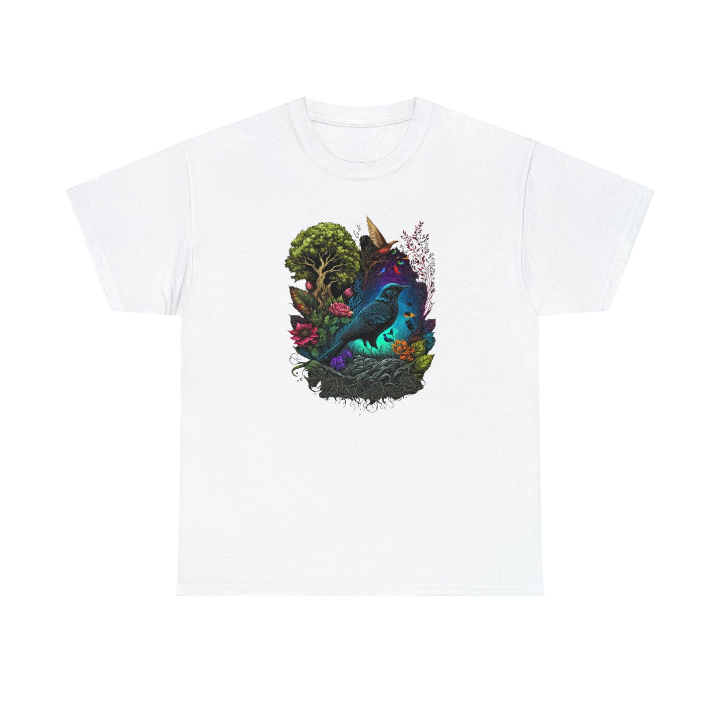 CrazyYetiClothing, CYC, Majestic Crow (Unisex Tee), T-Shirt