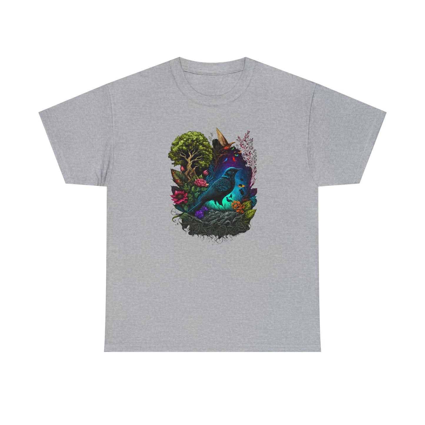 CrazyYetiClothing, CYC, Majestic Crow (Unisex Tee), T-Shirt