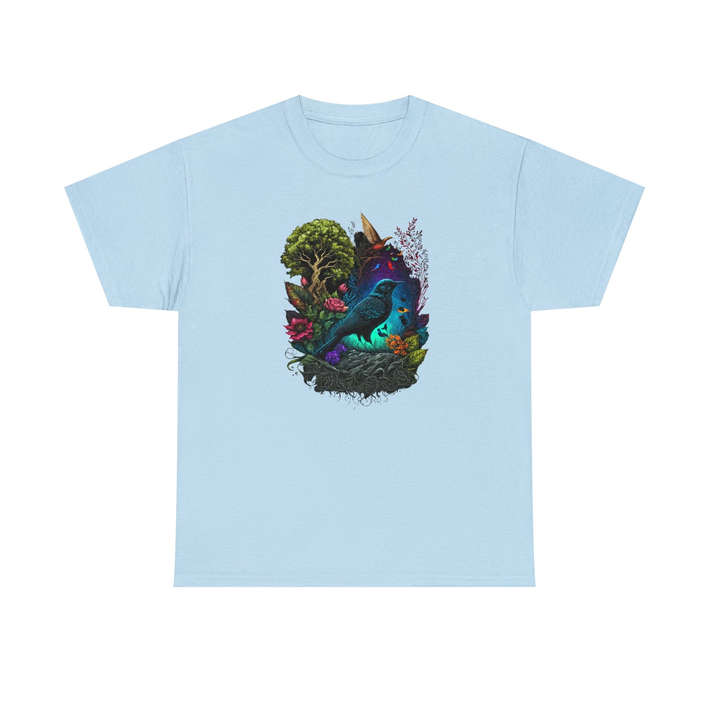CrazyYetiClothing, CYC, Majestic Crow (Unisex Tee), T-Shirt