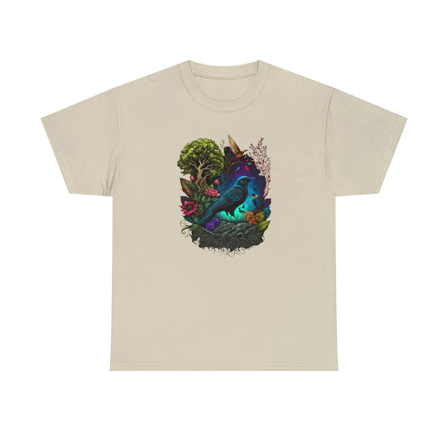 CrazyYetiClothing, CYC, Majestic Crow (Unisex Tee), T-Shirt