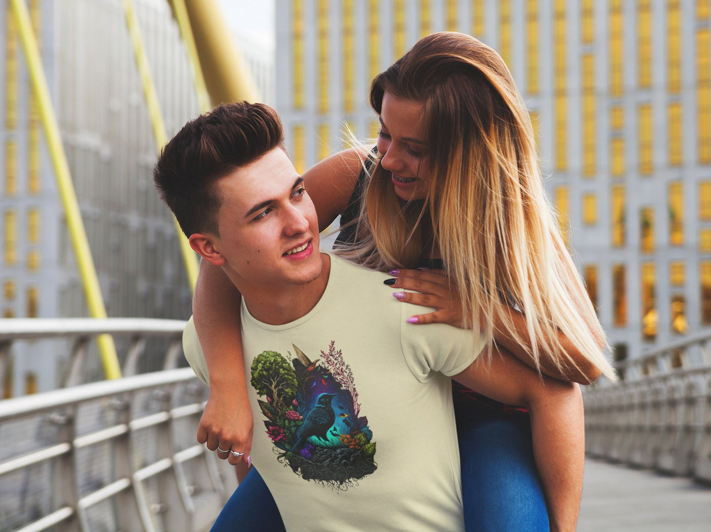 CrazyYetiClothing, CYC, Majestic Crow (Unisex Tee), T-Shirt