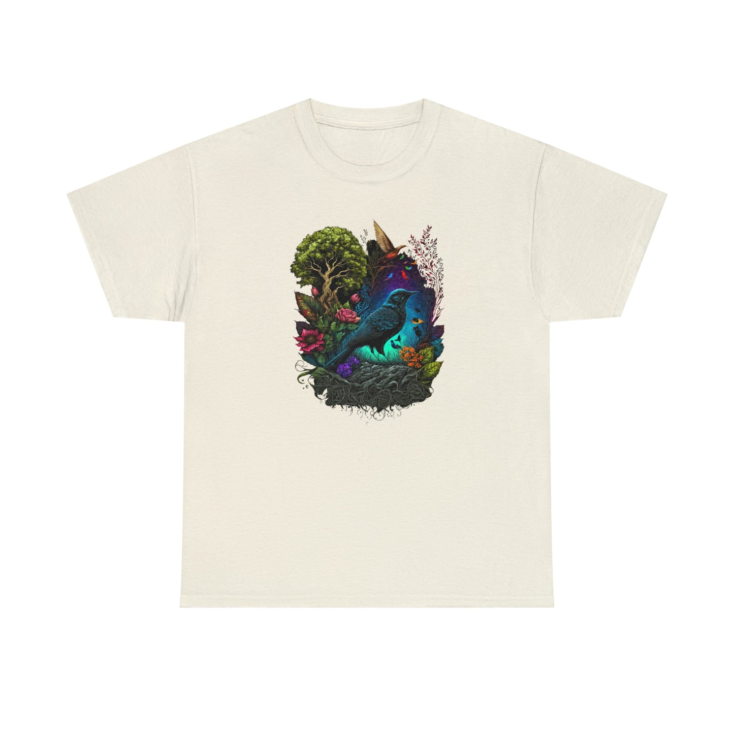 CrazyYetiClothing, CYC, Majestic Crow (Unisex Tee), T-Shirt