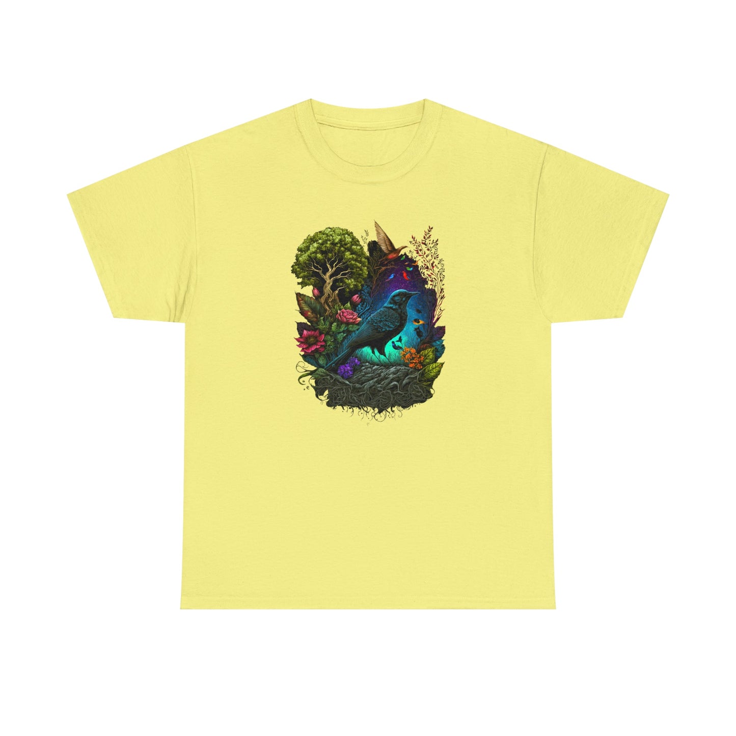 CrazyYetiClothing, CYC, Majestic Crow (Unisex Tee), T-Shirt