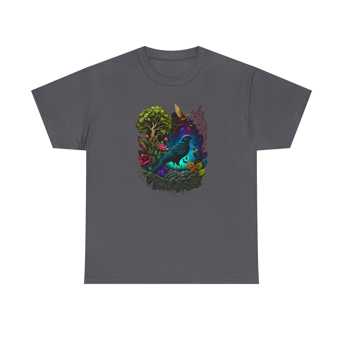 CrazyYetiClothing, CYC, Majestic Crow (Unisex Tee), T-Shirt