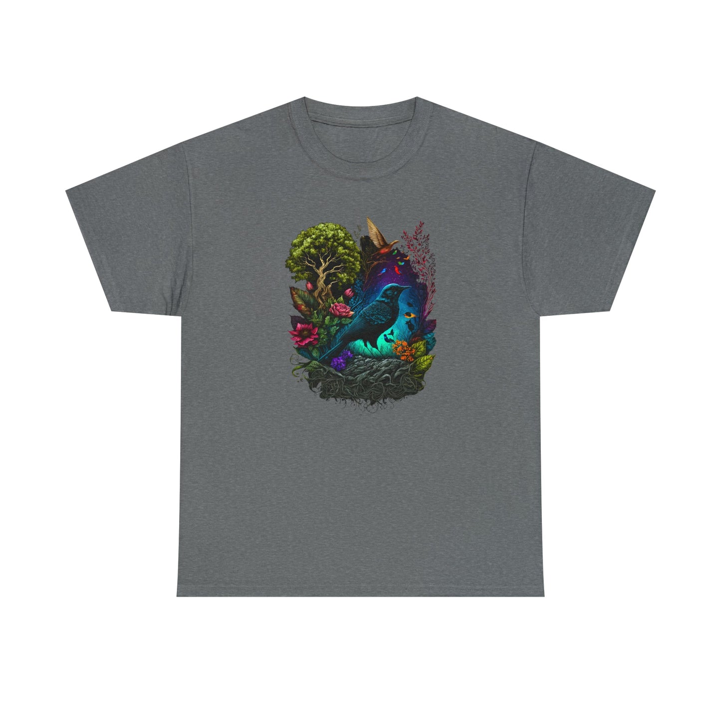 CrazyYetiClothing, CYC, Majestic Crow (Unisex Tee), T-Shirt