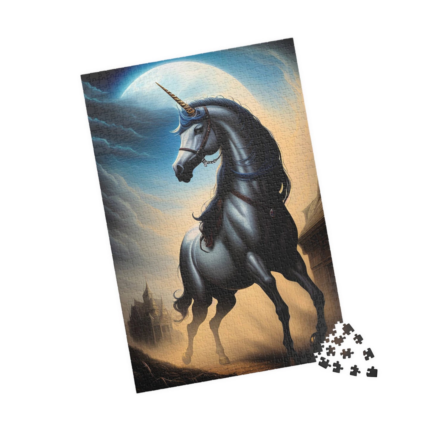 CrazyYetiClothing, CYC, Moonlit Unicorn (Jigsaw Puzzle), Puzzle