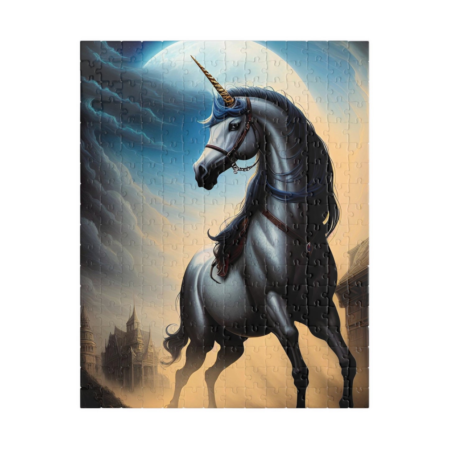 CrazyYetiClothing, CYC, Moonlit Unicorn (Jigsaw Puzzle), Puzzle