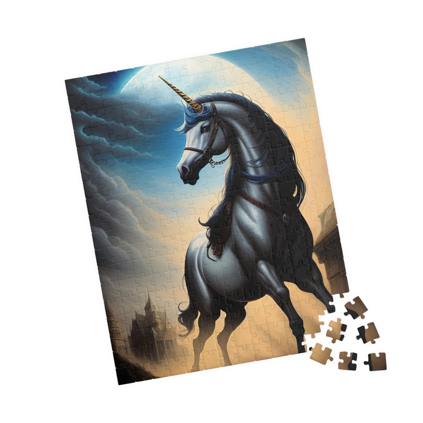 CrazyYetiClothing, CYC, Moonlit Unicorn (Jigsaw Puzzle), Puzzle