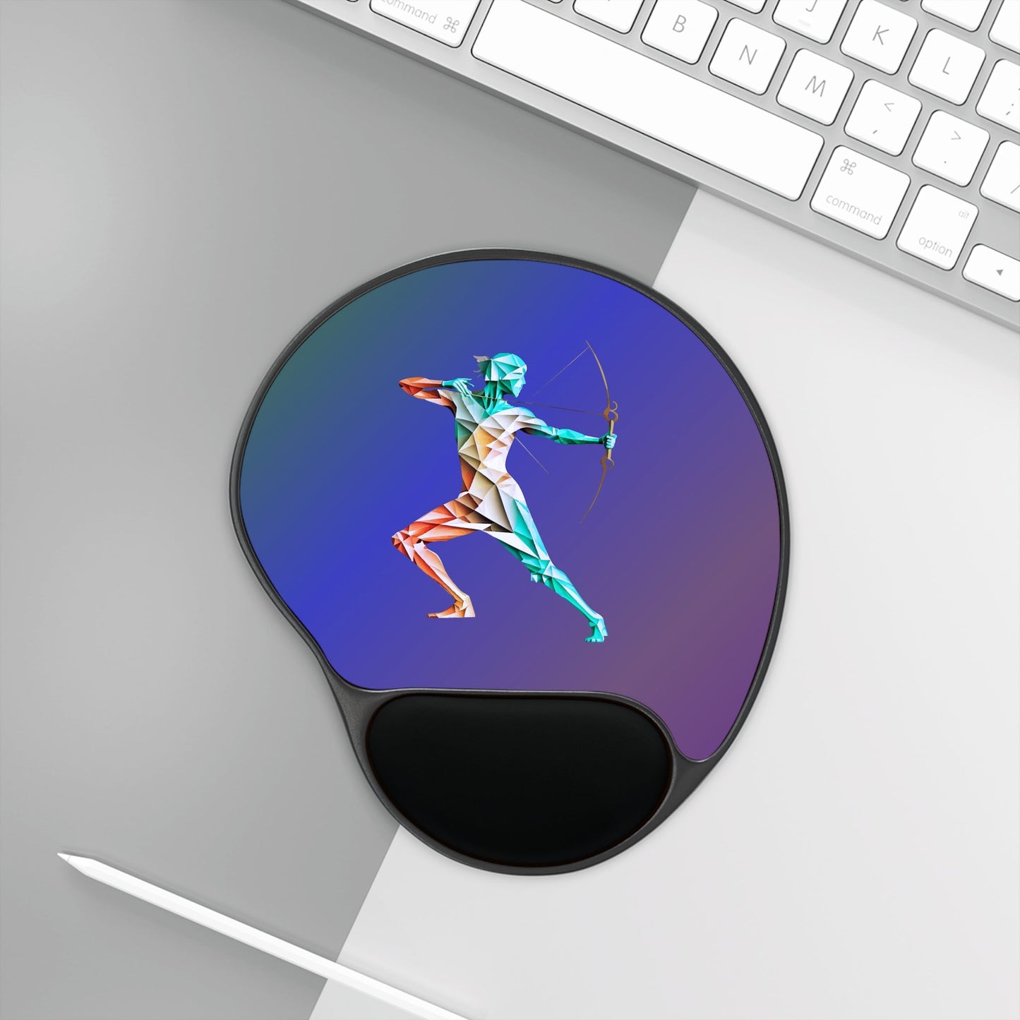 CrazyYetiClothing, CYC, Sagittarius (Mouse Pad w/Wrist Rest), Home Decor