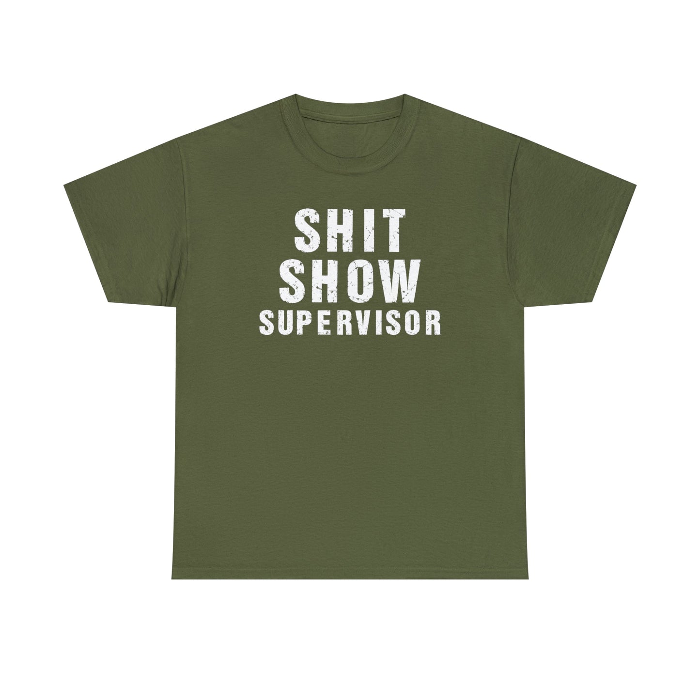 CrazyYetiClothing, CYC, Shit Show Supervisor (Unisex Tee, Explicit), T-Shirt