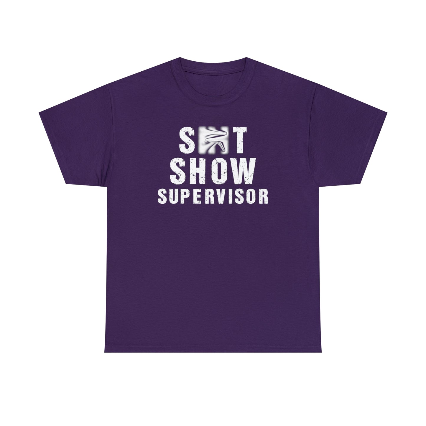 CrazyYetiClothing, CYC, S**t Show Supervisor (Unisex Tee, Censored), T-Shirt