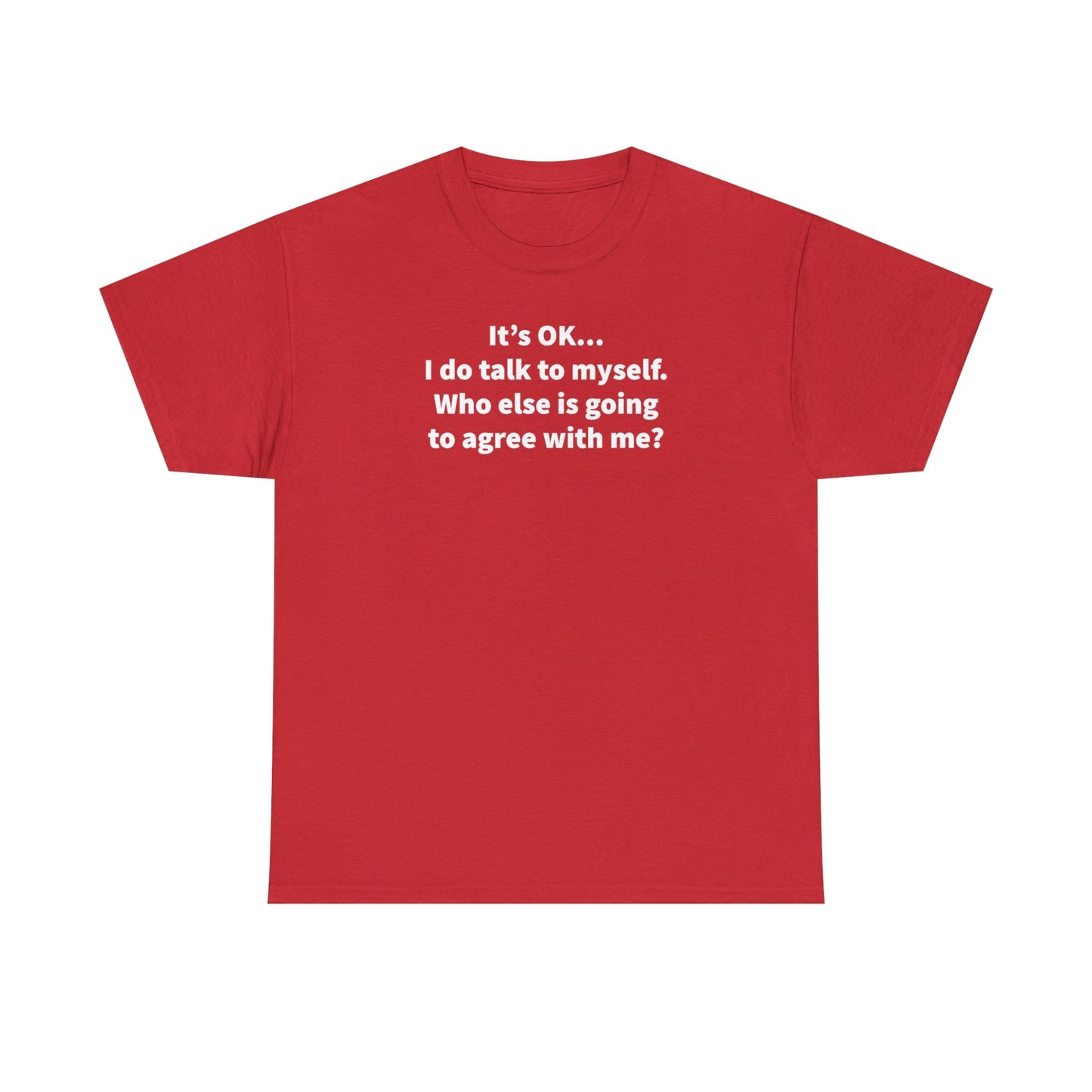 CrazyYetiClothing, CYC, Talking To Myself 1 (Unisex Tee), T-Shirt