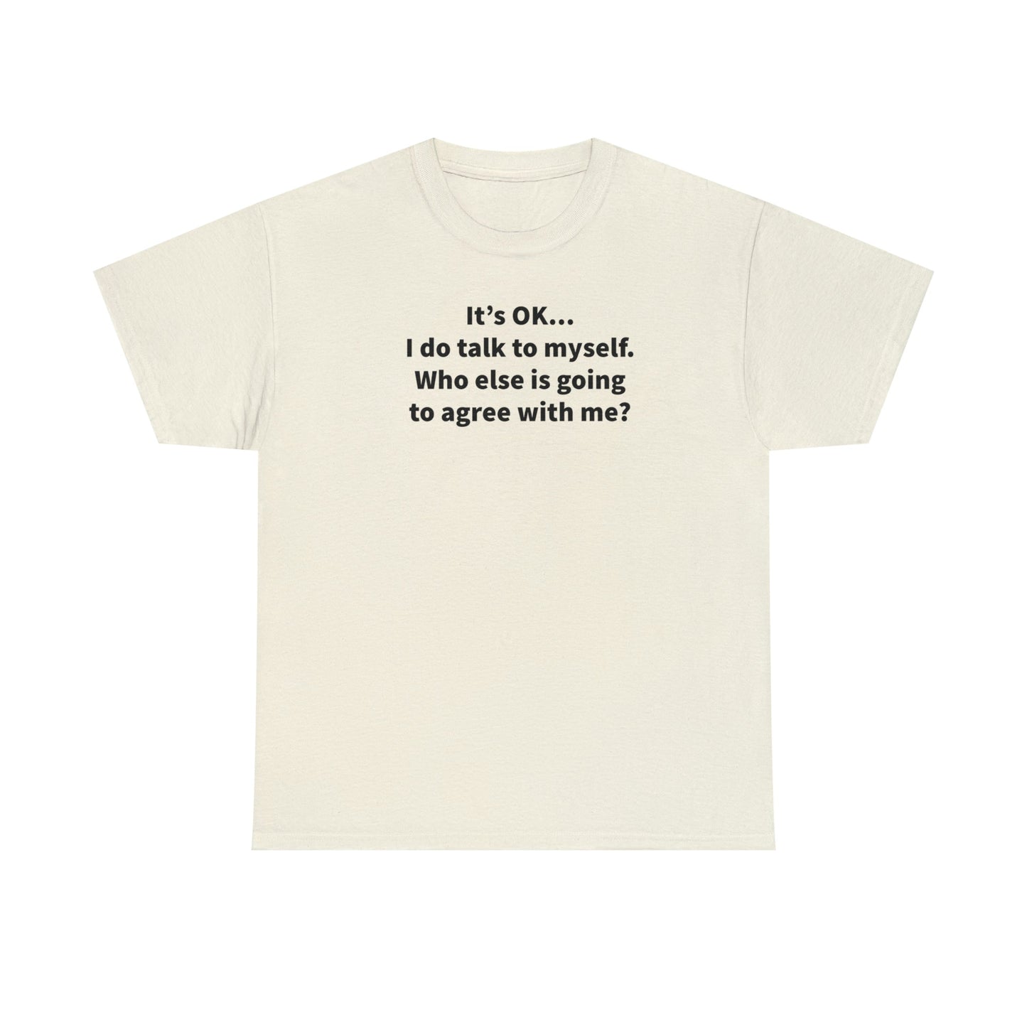 CrazyYetiClothing, CYC, Talking To Myself 1 (Unisex Tee), T-Shirt