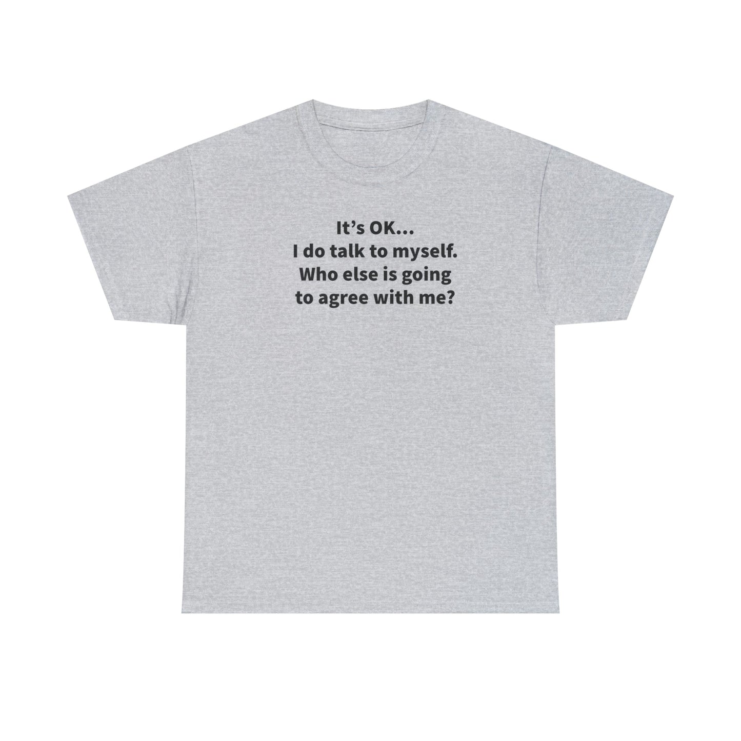 CrazyYetiClothing, CYC, Talking To Myself 1 (Unisex Tee), T-Shirt