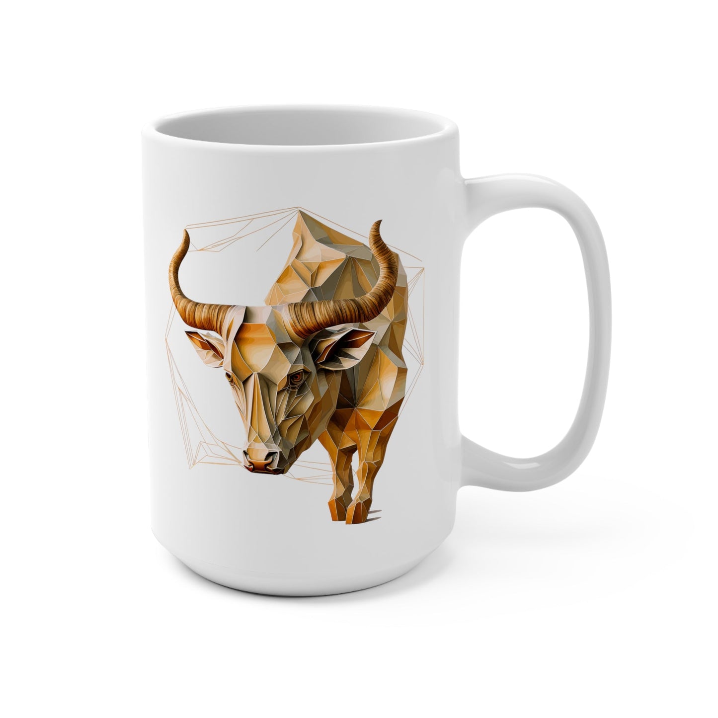 CrazyYetiClothing, CYC, Taurus (Ceramic Mug 15oz), Mug