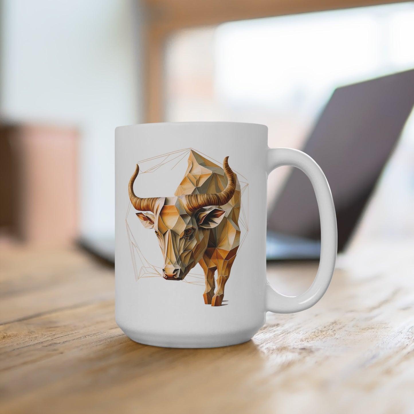 CrazyYetiClothing, CYC, Taurus (Ceramic Mug 15oz), Mug