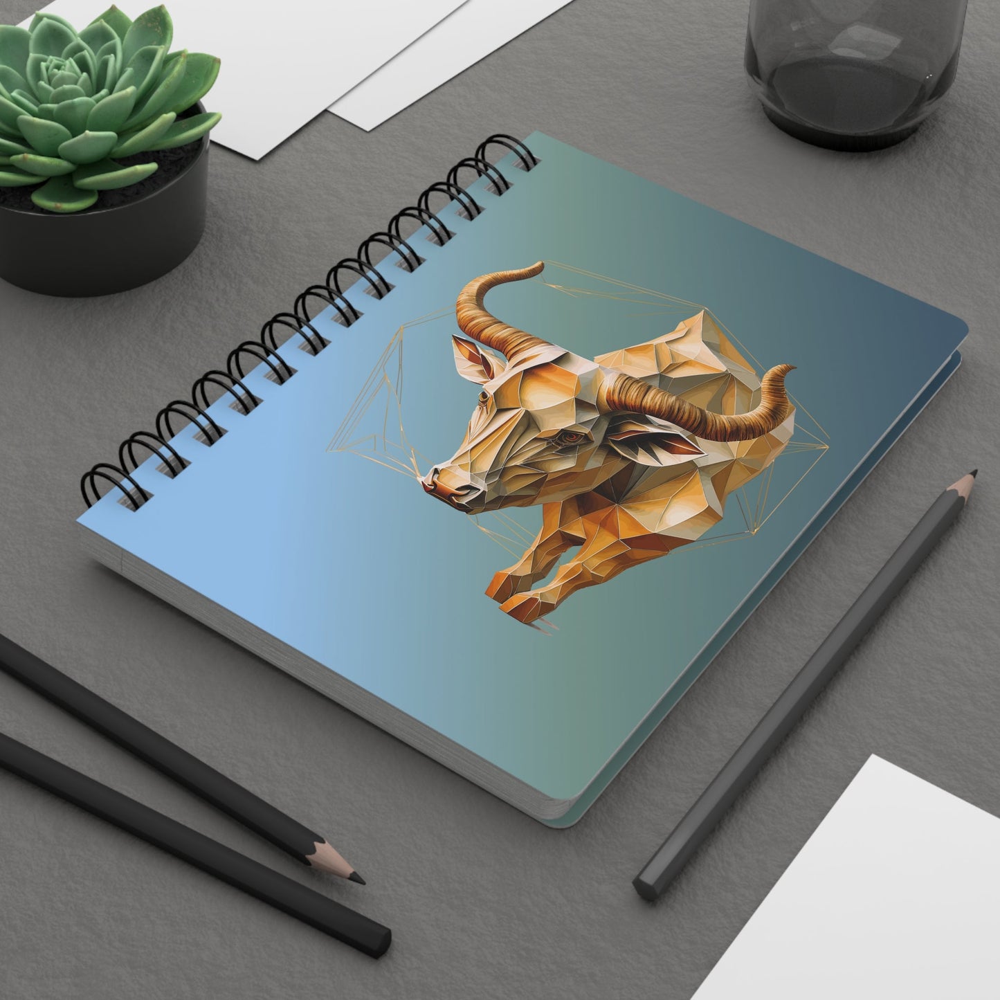 CrazyYetiClothing, CYC, Taurus (Spiral Bound Journal), Paper products