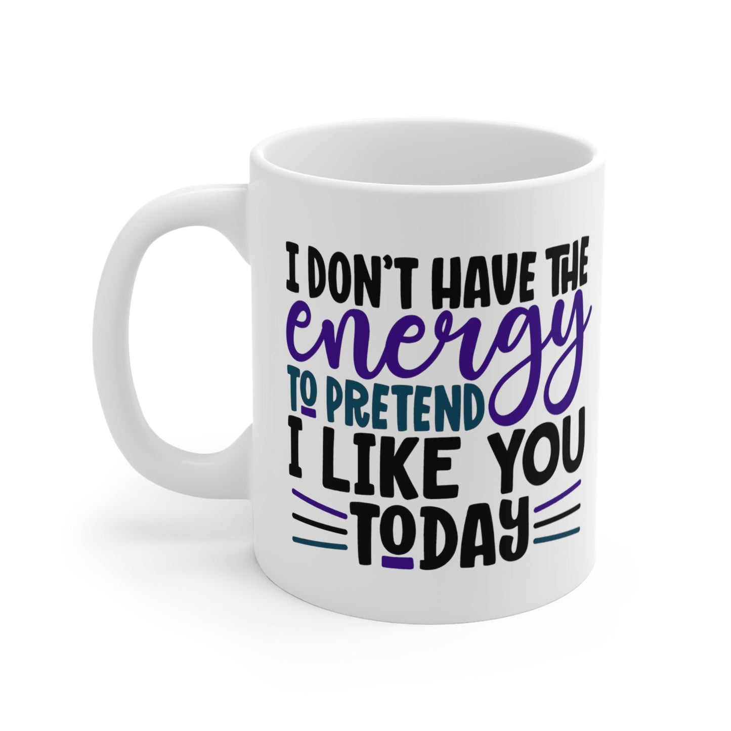 CrazyYetiClothing, CYC, The Energy To Pretend (Ceramic Mug 11oz), Mug