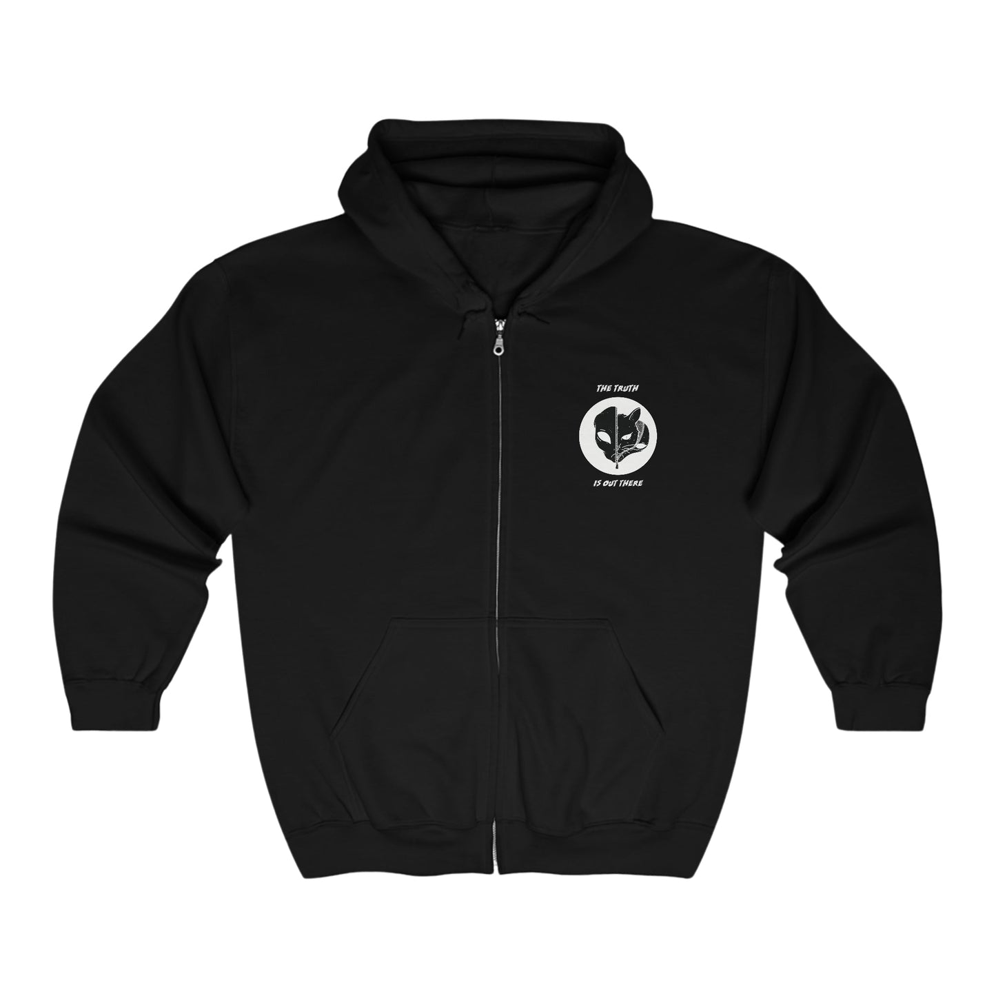 CrazyYetiClothing, CYC, The Truth (Unisex Full Zip Hooded Sweatshirt), Hoodie