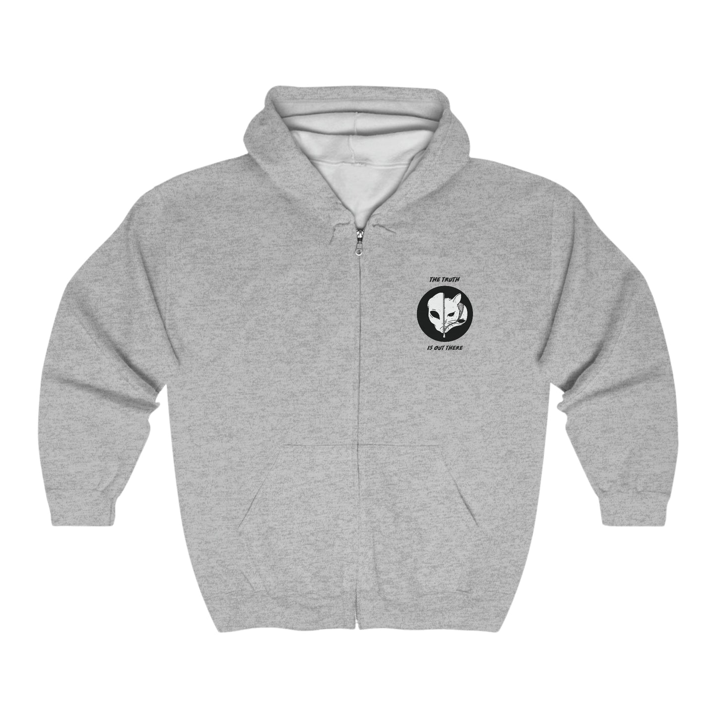 CrazyYetiClothing, CYC, The Truth (Unisex Full Zip Hooded Sweatshirt), Hoodie