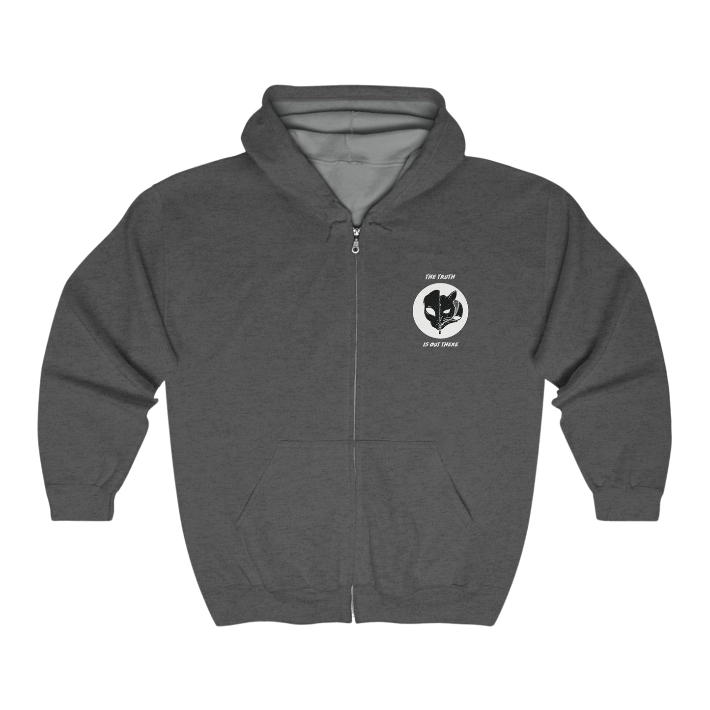 CrazyYetiClothing, CYC, The Truth (Unisex Full Zip Hooded Sweatshirt), Hoodie