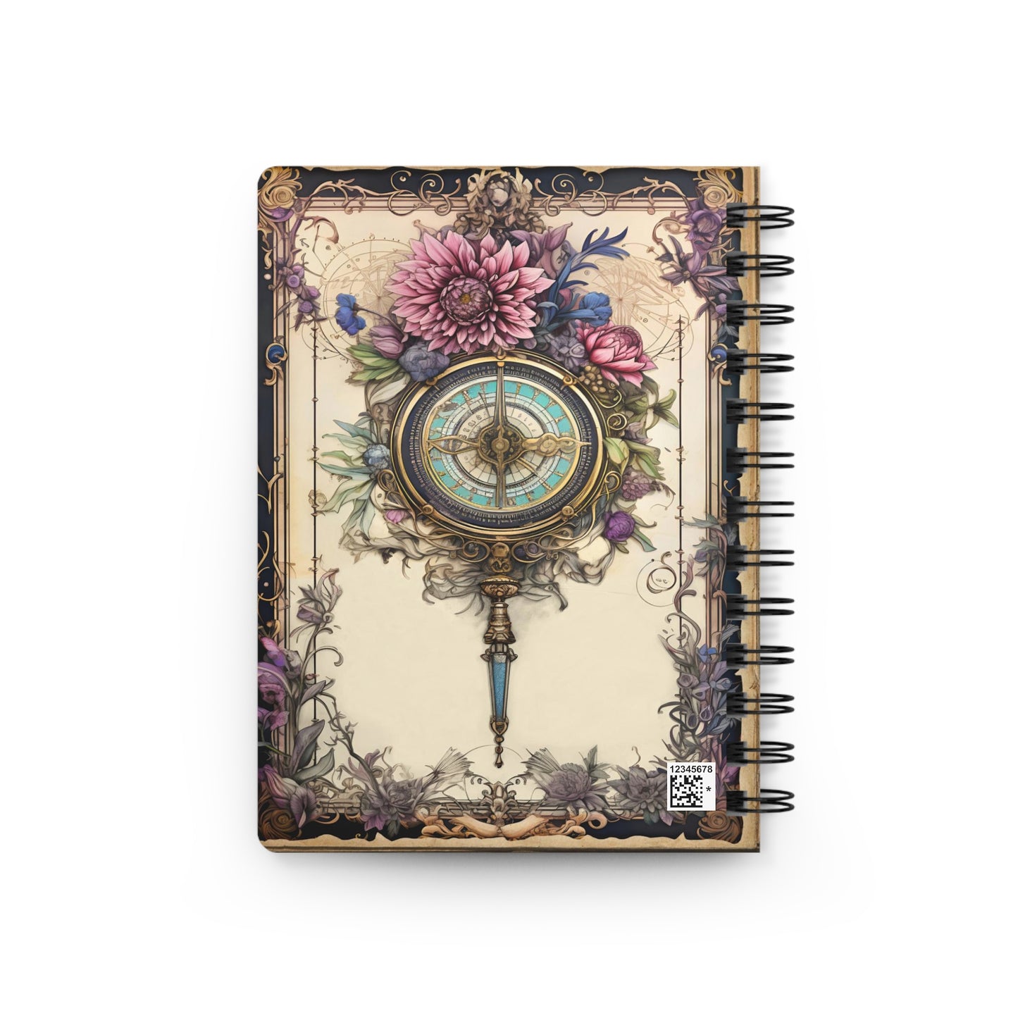 Aries - Floral Collection (Spiral Bound Journal)