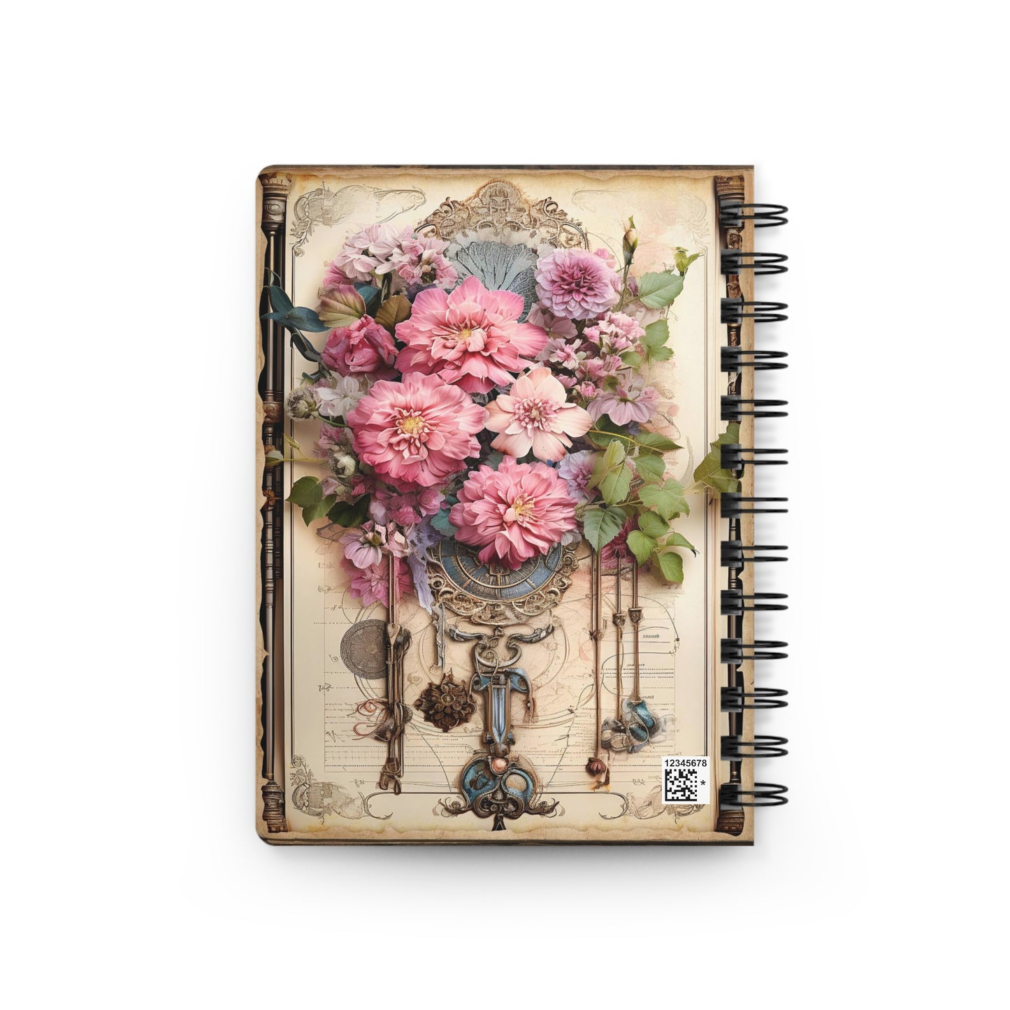 Leo - Floral Collection (Spiral Bound Journal)