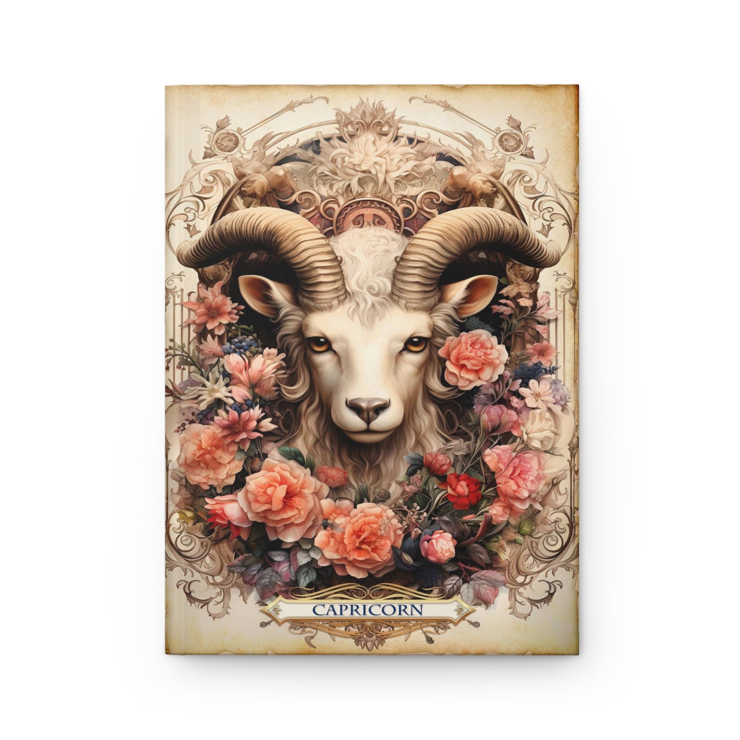 Capricorn - Floral Collection (Hardcover Journal Matte)