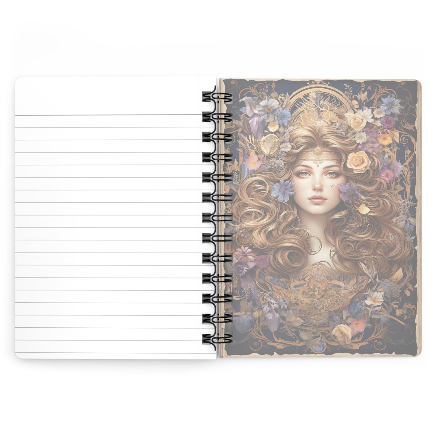 Gemini - Floral Collection (Spiral Bound Journal)